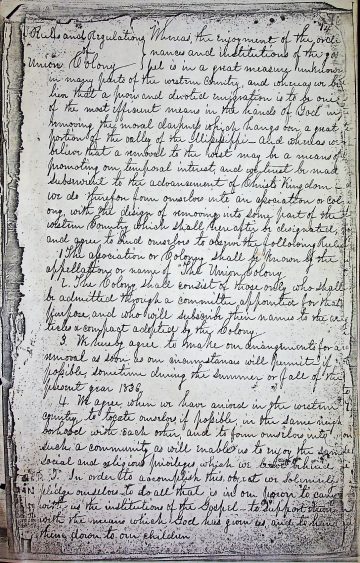 General History: Union Colony 2